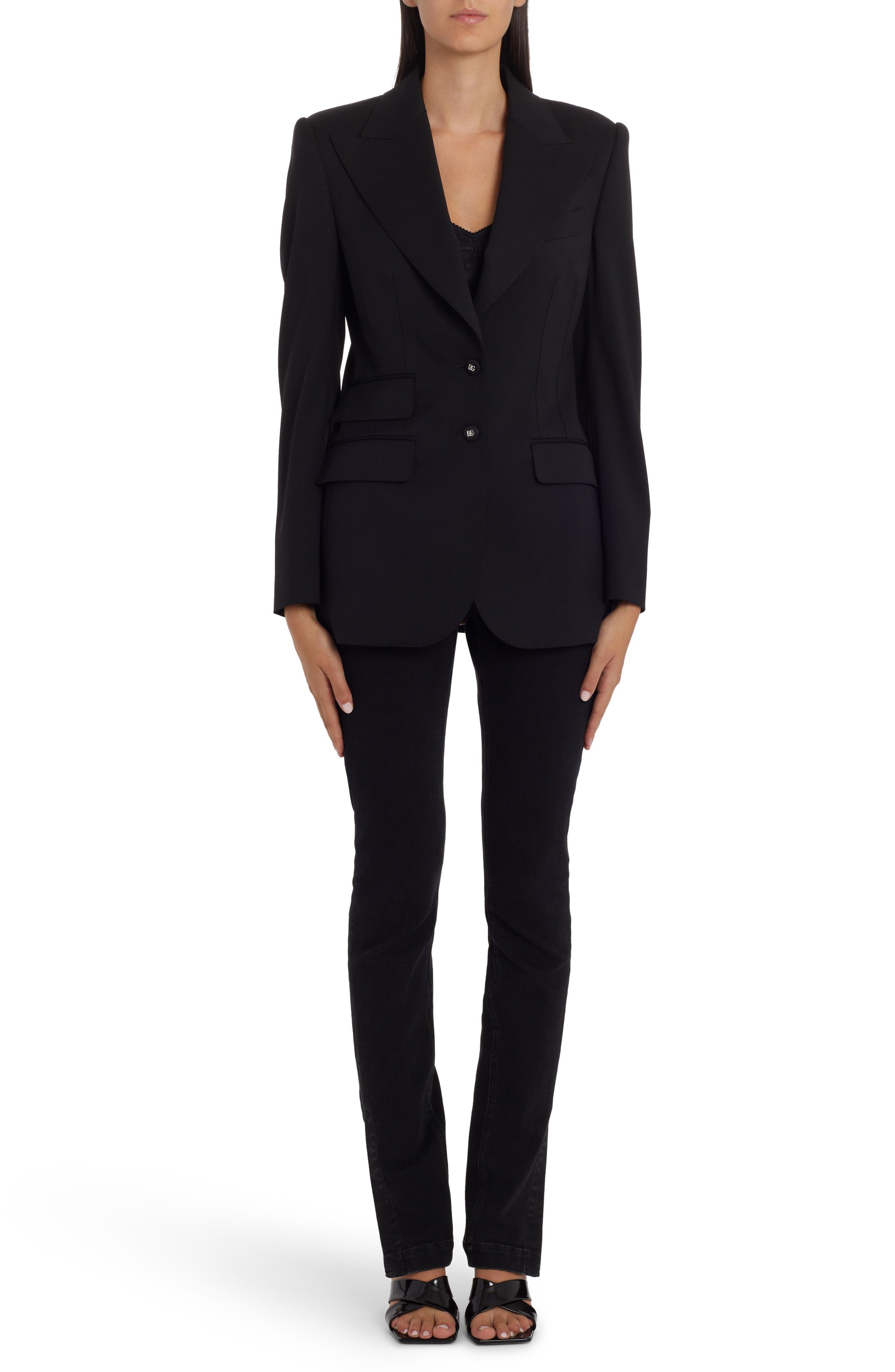 Turlington Stretch Wool Blazer - 4