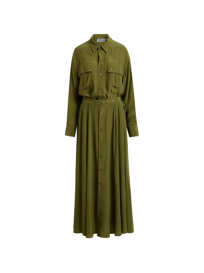chest-pockets button-up maxi dress 1
