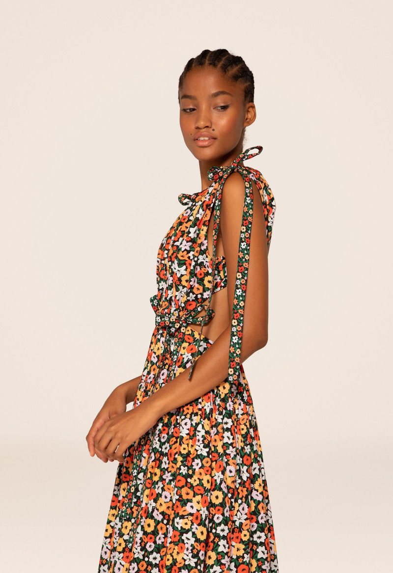 Guaguanco La Fania Noche Midi Dress 6