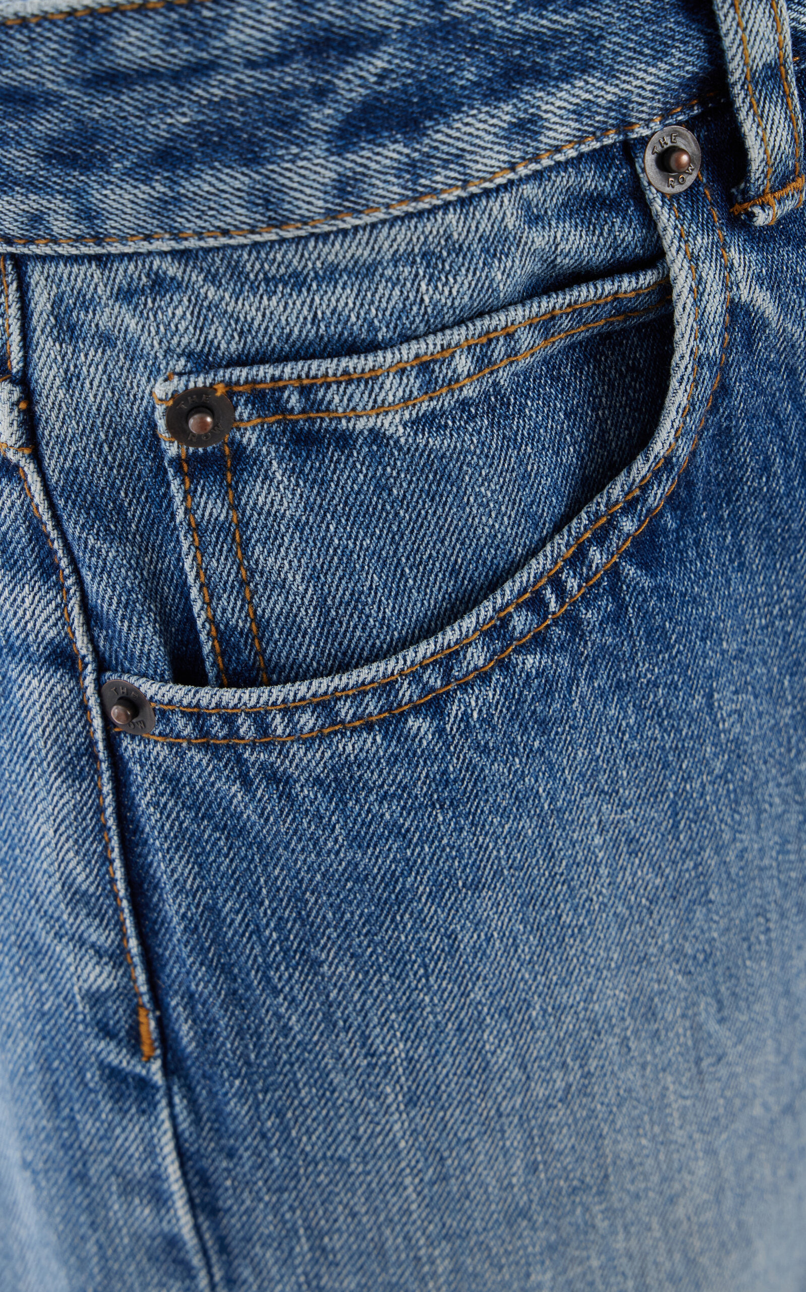 Riaco Rigid Mid-Rise Straight-Leg Jeans blue - 5