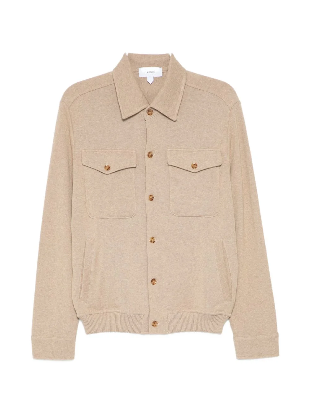 cotton shirt jacket - 1
