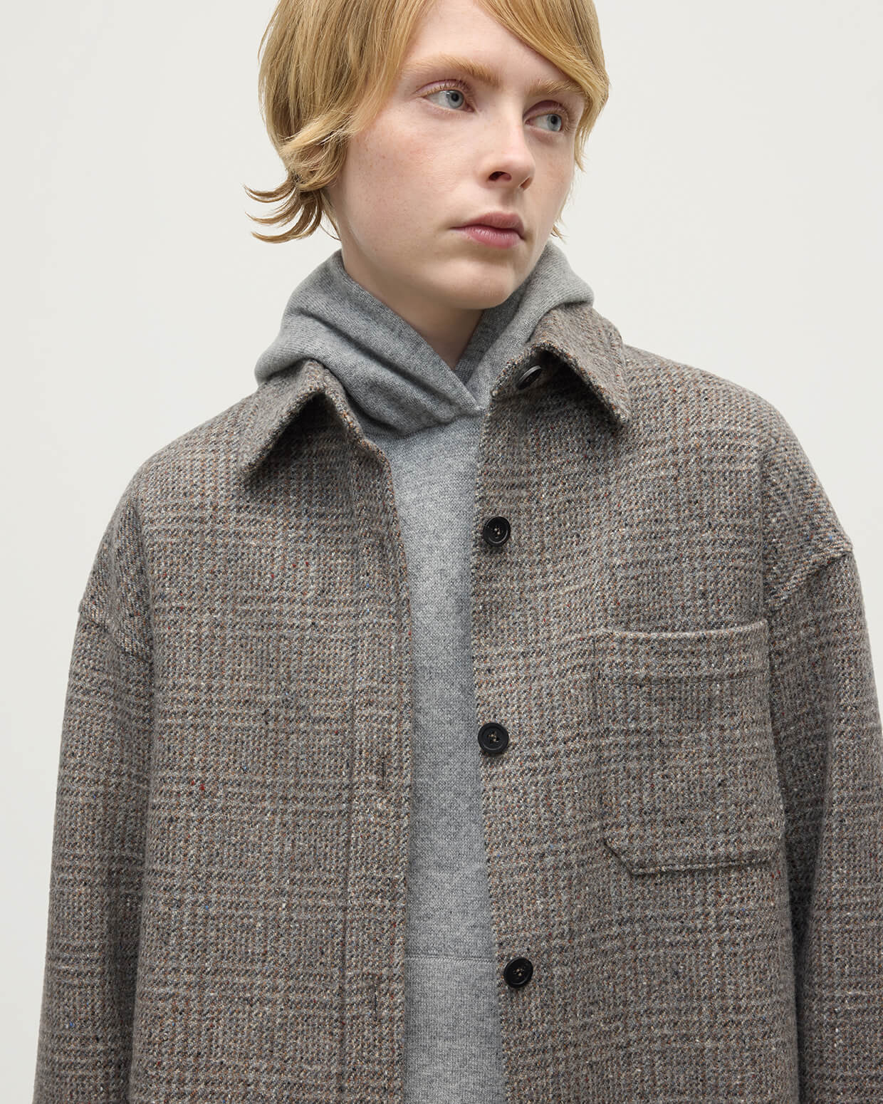 Glen Urquhart Check Oversized Shirt - 5