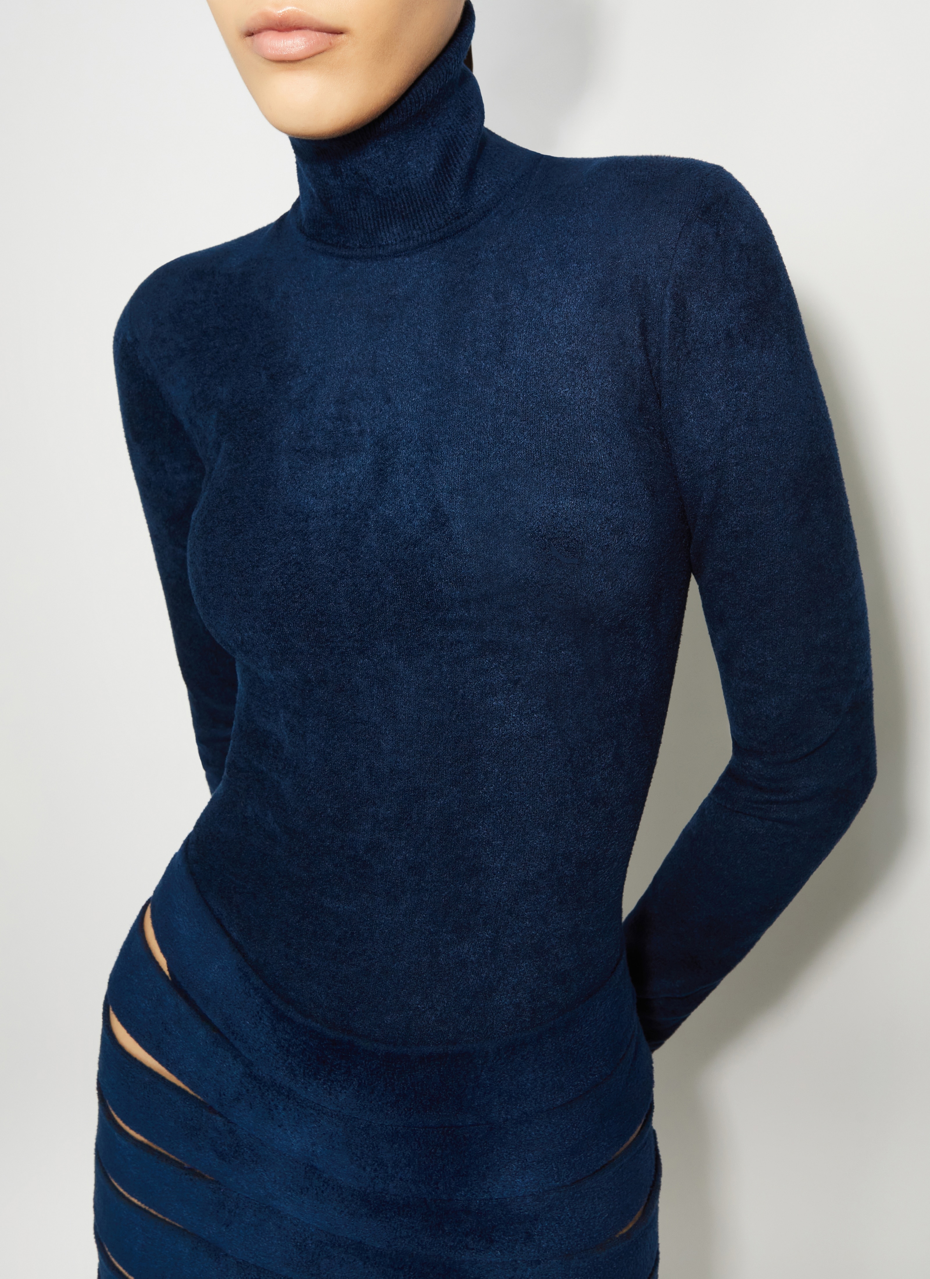 VELVET HIGHNECK BODY - 5