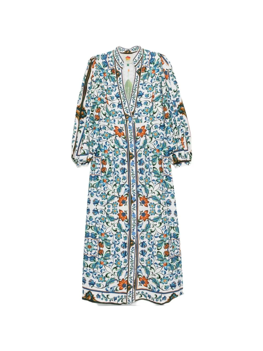 floral-print maxi dress - 1