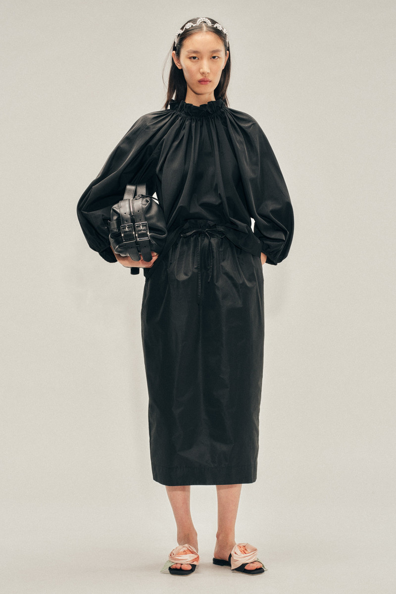 Simone Rocha Ruched Billow Balloon Top outlook