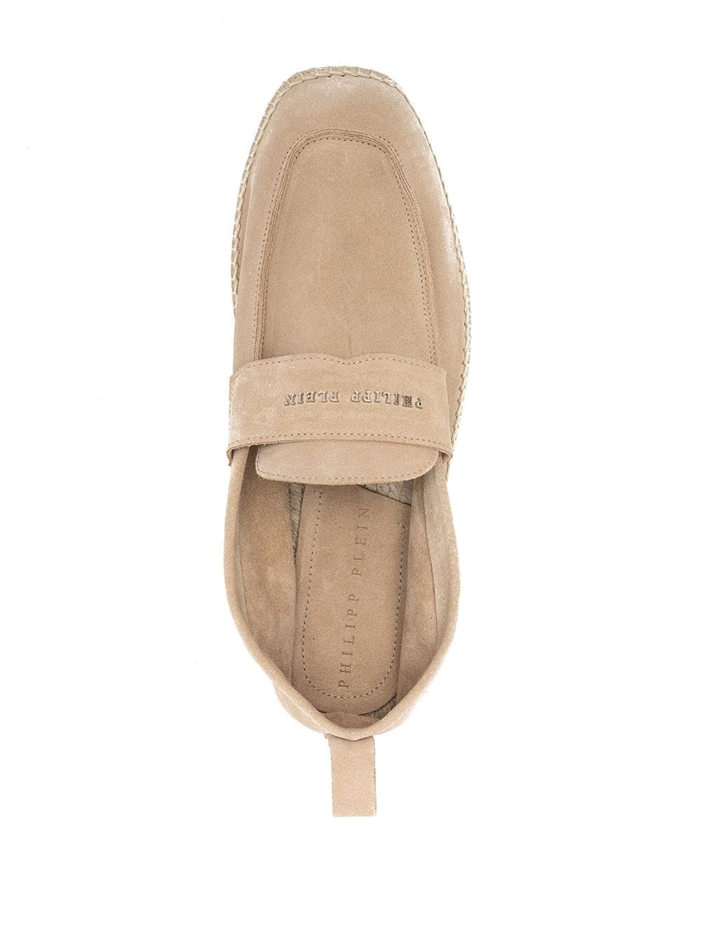 logo-plaque suede espadrilles - 4