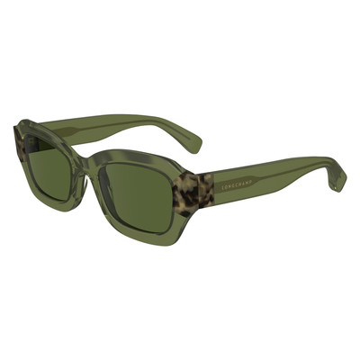Longchamp Sunglasses Khaki Havana - OTHER outlook