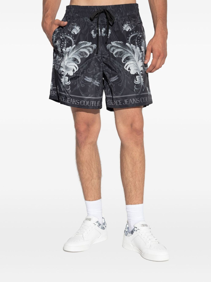 VERSACE JEANS COUTURE baroque-print drawstring shorts outlook