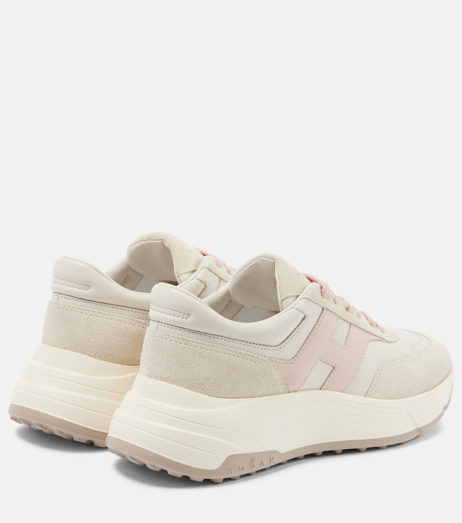 H669 suede and leather sneakers - 2