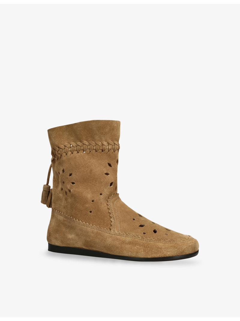 Woosta Flat Suede Boots 3