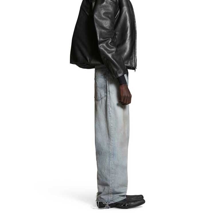 Balenciaga Baggy Pants 'Blue' 745213TDW144016 - 5