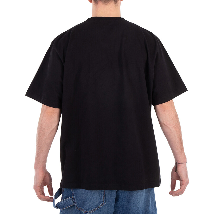 JW Anderson Anchor Logo-Embroidered Cotton T-Shirt - 3