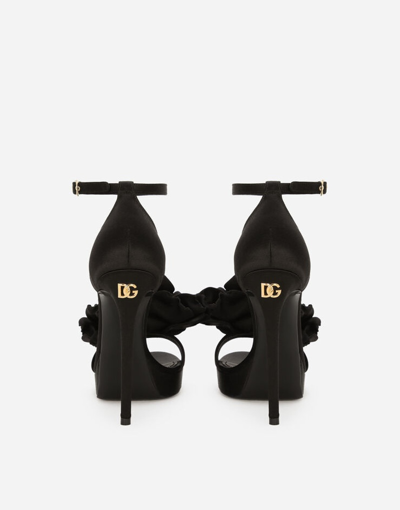 Dolce & Gabbana Satin platform sandals outlook
