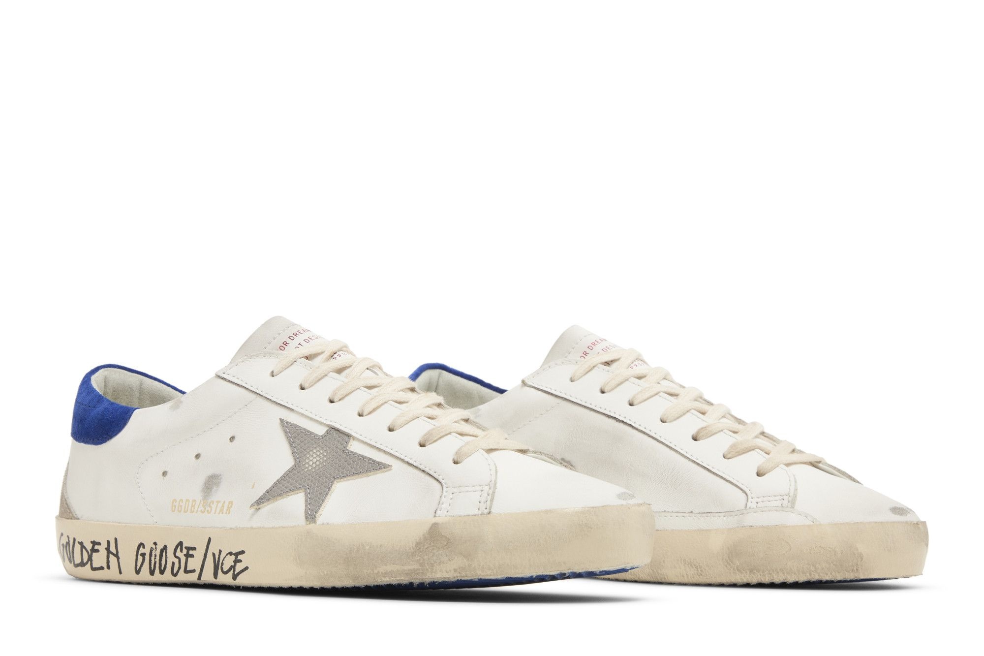 Golden Goose Superstar 'Snakeskin - White Blue' - 8