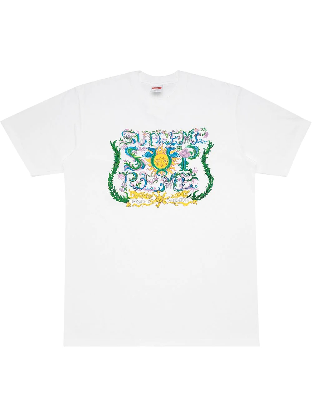 Crest-print T-shirt - 1