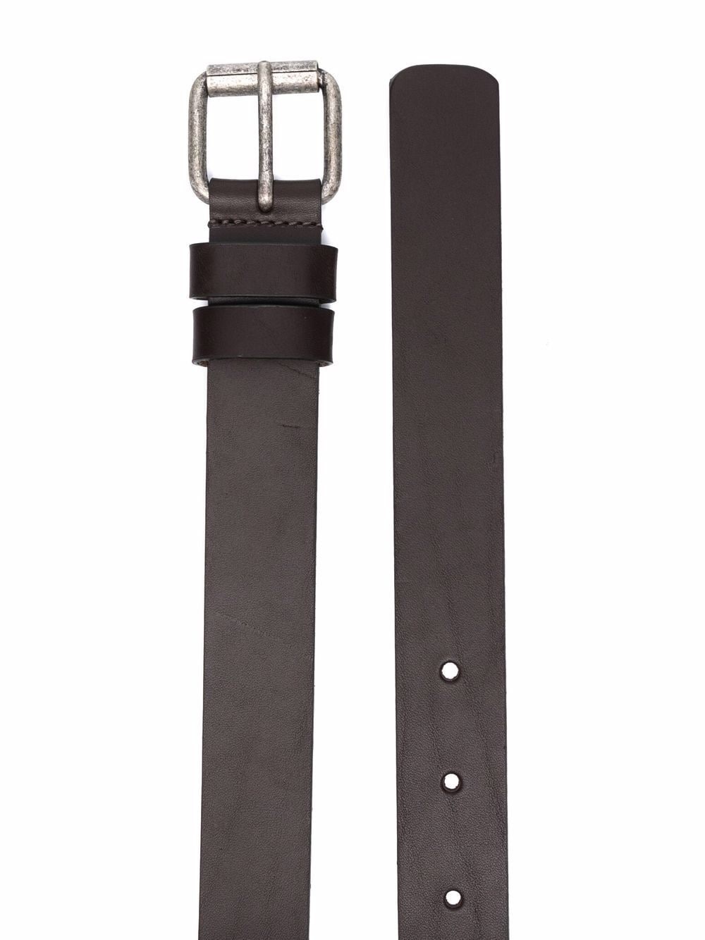 distressed buckle belt - 2