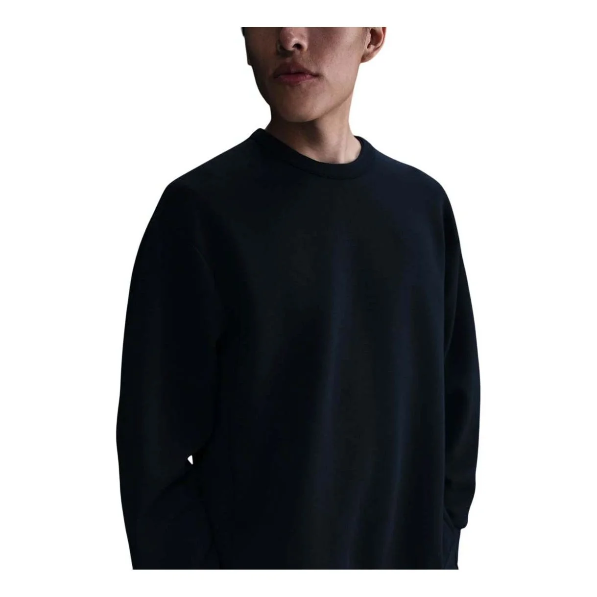 Nike 24.7 Impossiblysoft Dri-FIT Crew Asia Sizing 'Black' HQ6965-010 - 1