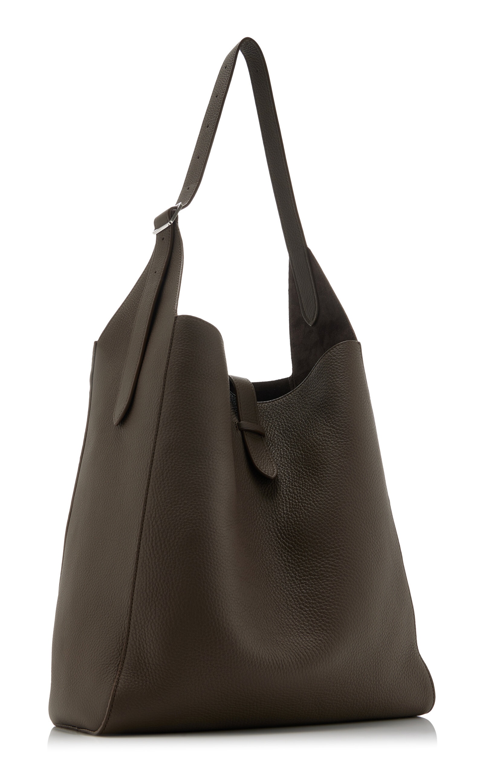 The Row Blake Leather Hobo Bag grey | modaoperandi | REVERSIBLE