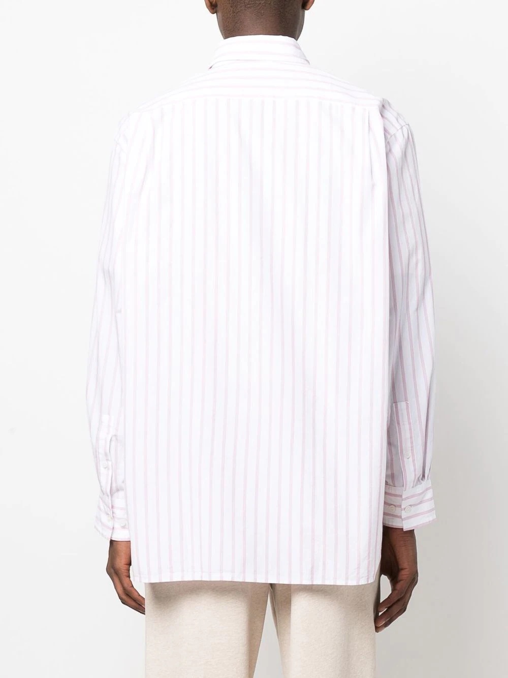 pinstripe organic cotton shirt - 5