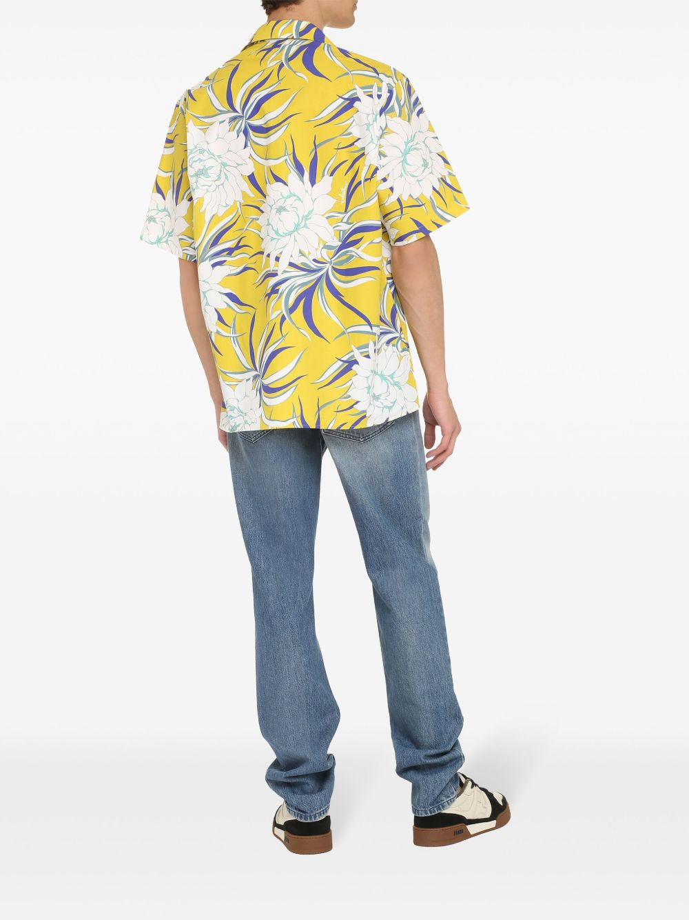 graphic-print short-sleeve shirt - 3