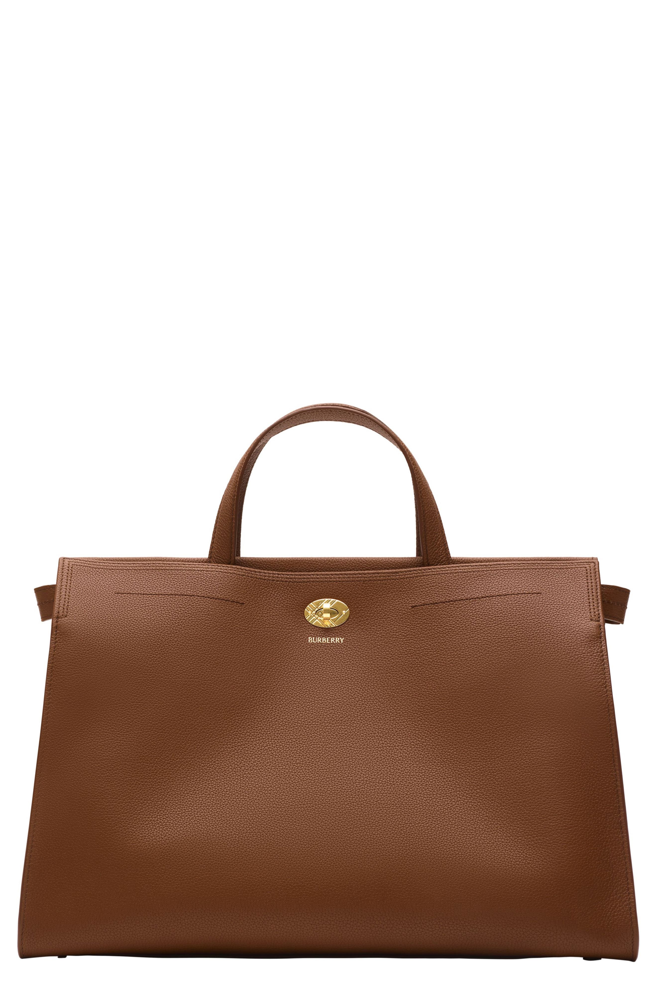 burberry Medium Cotswolds Leather Tote in Hazel at Nordstrom - 1