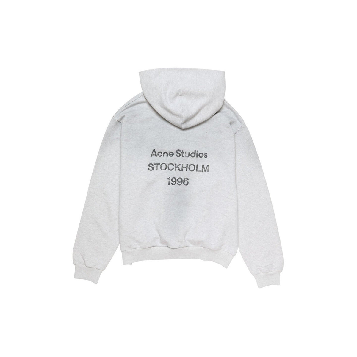 LOGO HOODED SWEATER (PALE GREY MELANGE) - 2