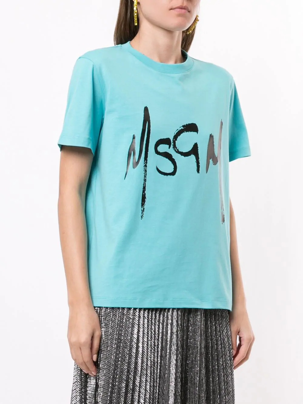 logo print T-shirt - 3