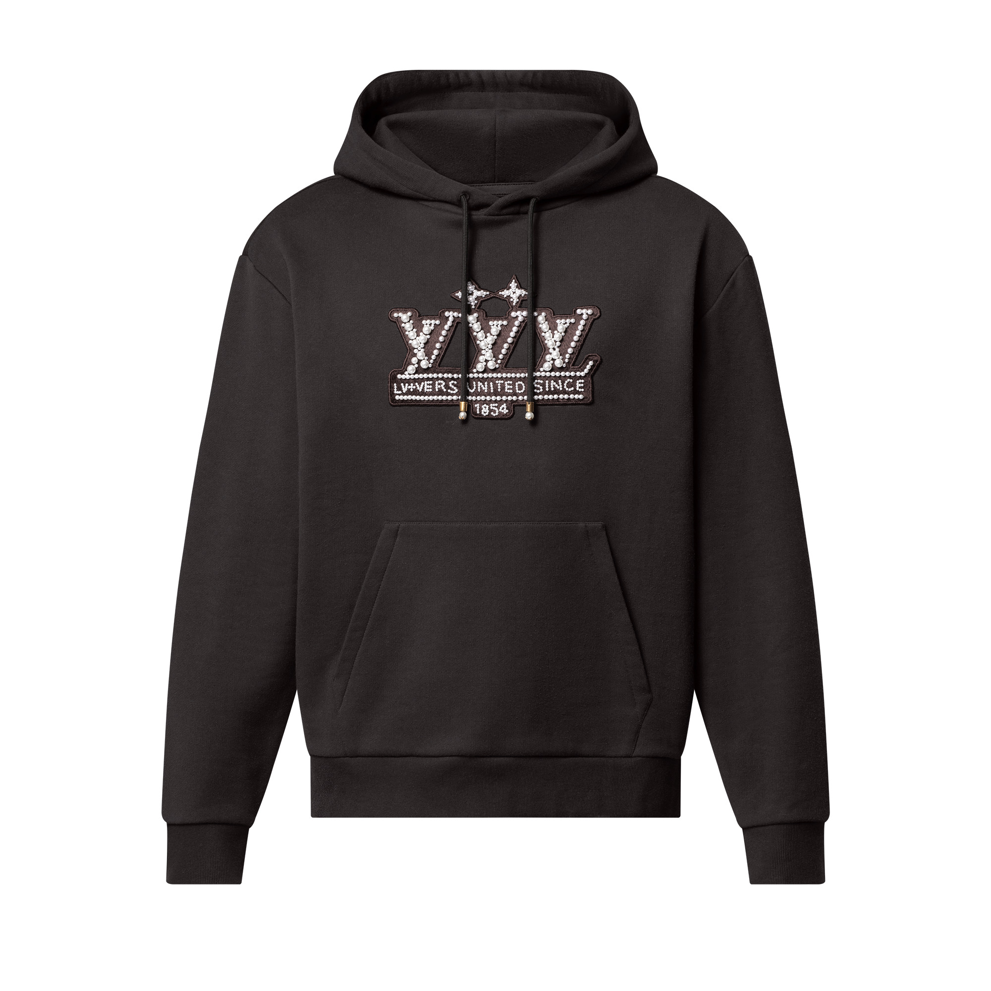 Pearl-Embellished Hoodie - 1