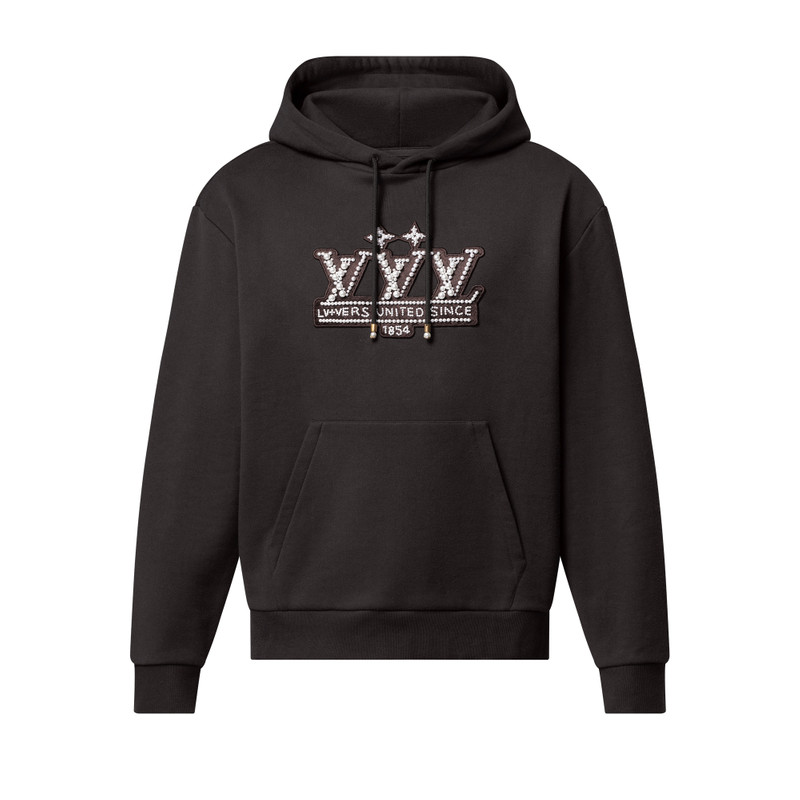 Pearl-Embellished Hoodie 1