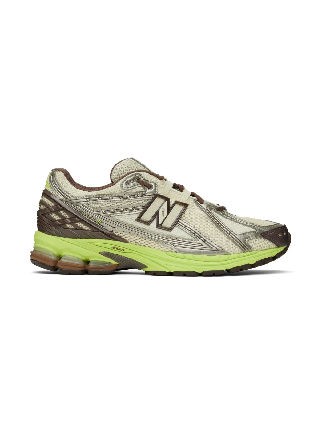New Balance SSENSE XX Green & Brown 1906R Sneakers | REVERSIBLE