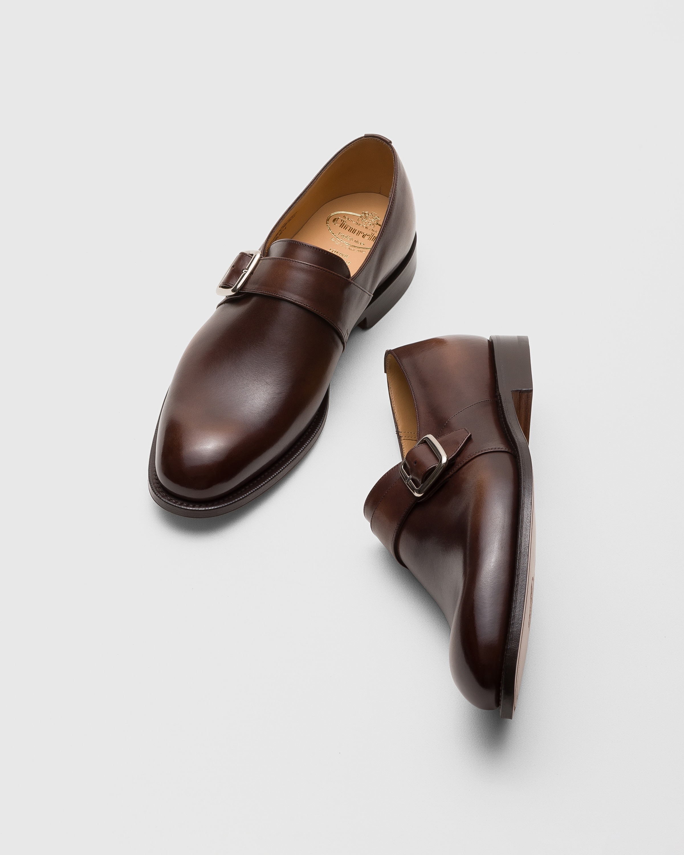 Burnt Bleached Calfskin Monk Strap | Church's
