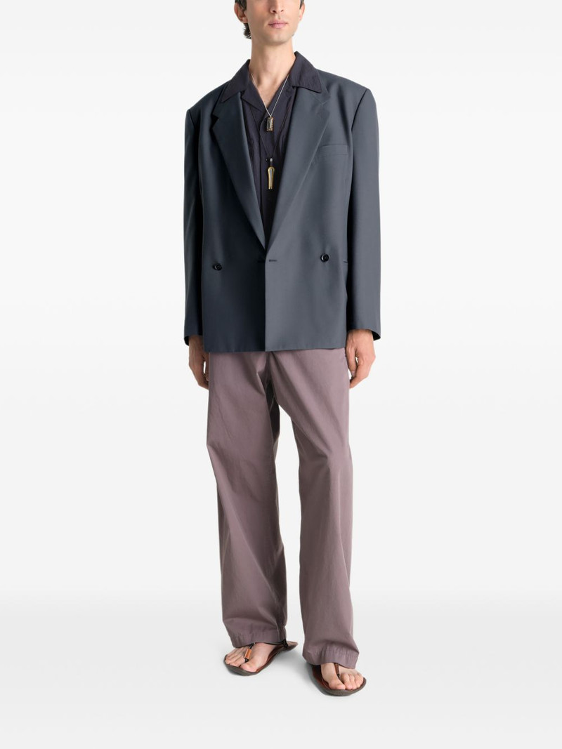 Lemaire tailored double-breasted jacket outlook