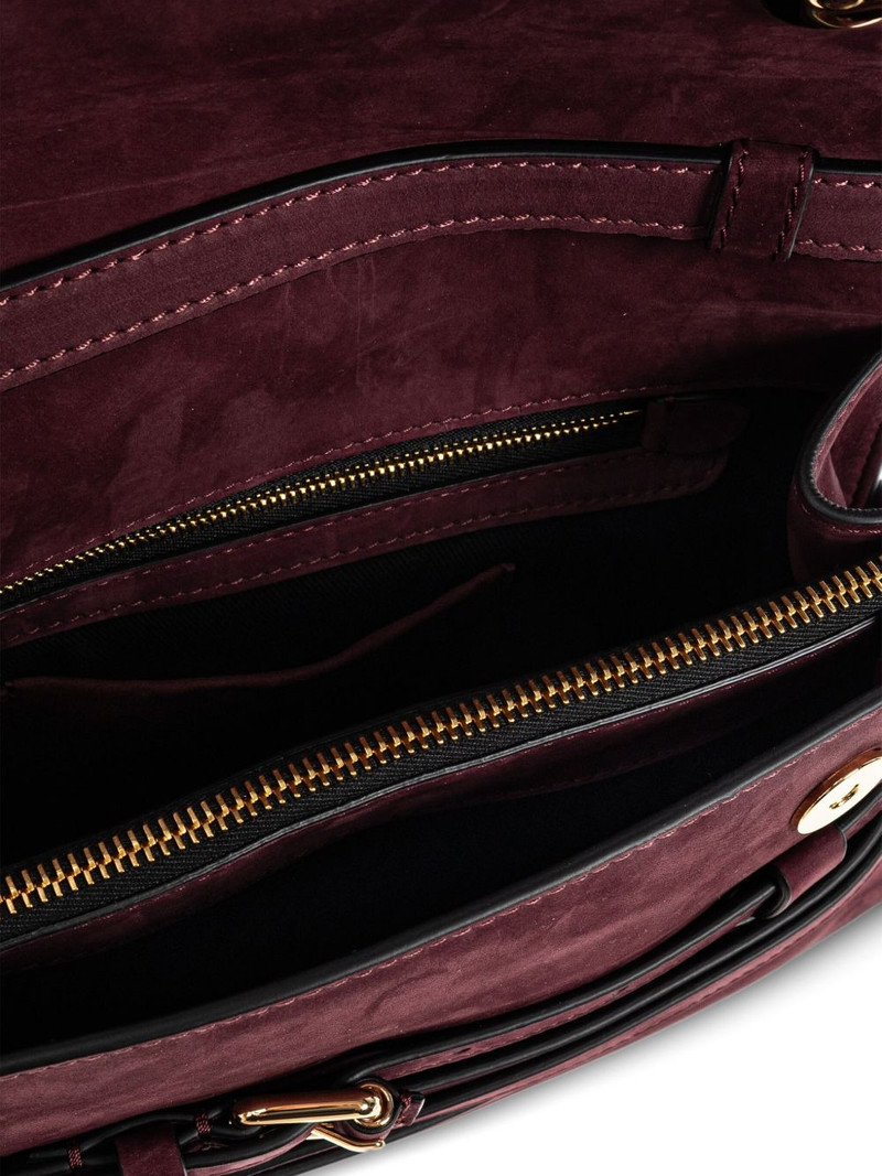 belted suede cross body bag 5
