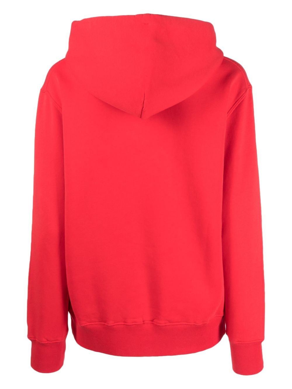 logo-print cotton hoodie - 2