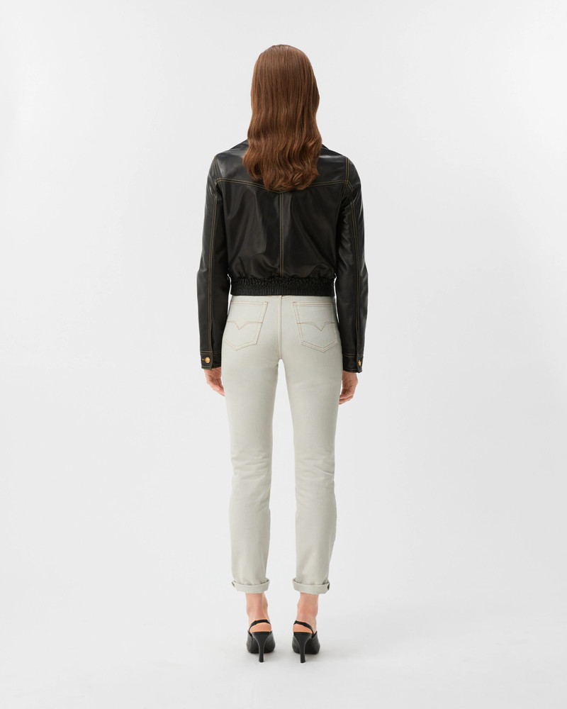 Embroidered Straight Jeans 3