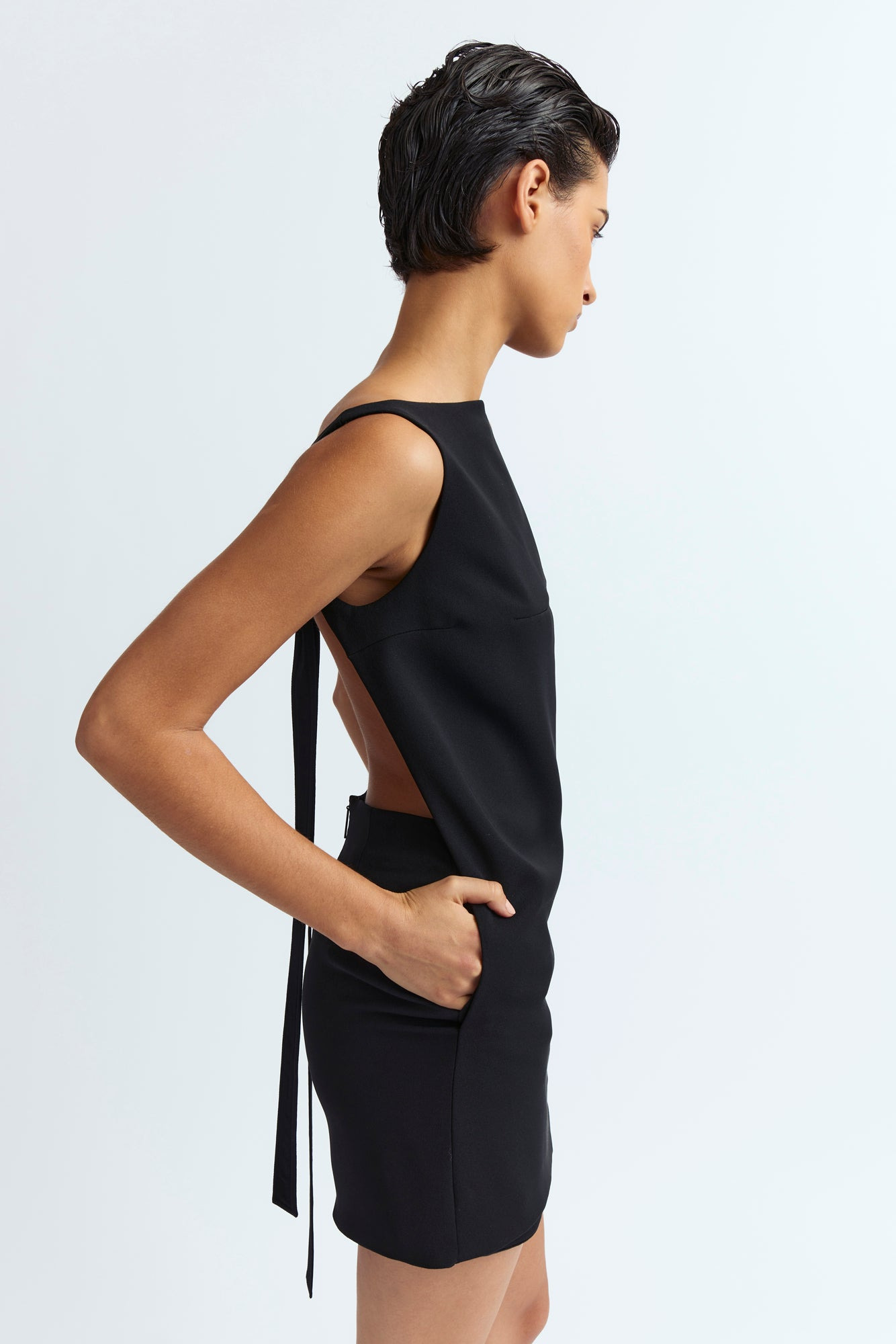 ALESSA DRESS IN CREPE - 5