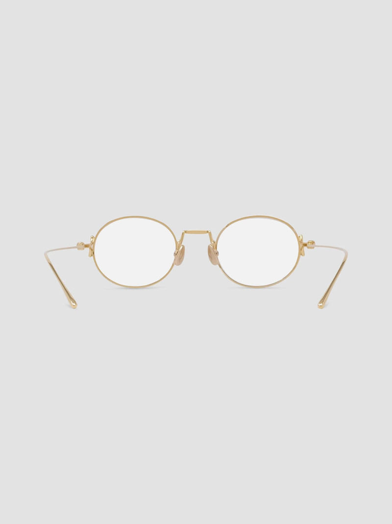 Men's x Matsuda 46MM Round Optical Eyeglasses - Gold 5