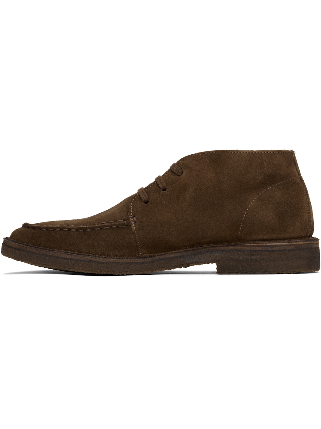 Brown Crosby Moc-Toe Chukka Boots - 3