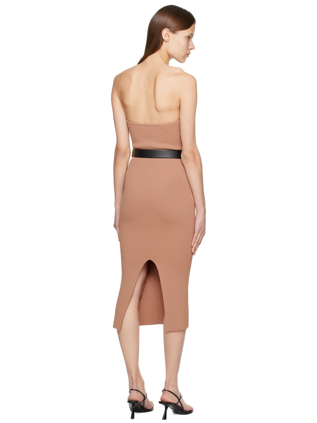 Tan 'The Rumer' Midi Dress - 3