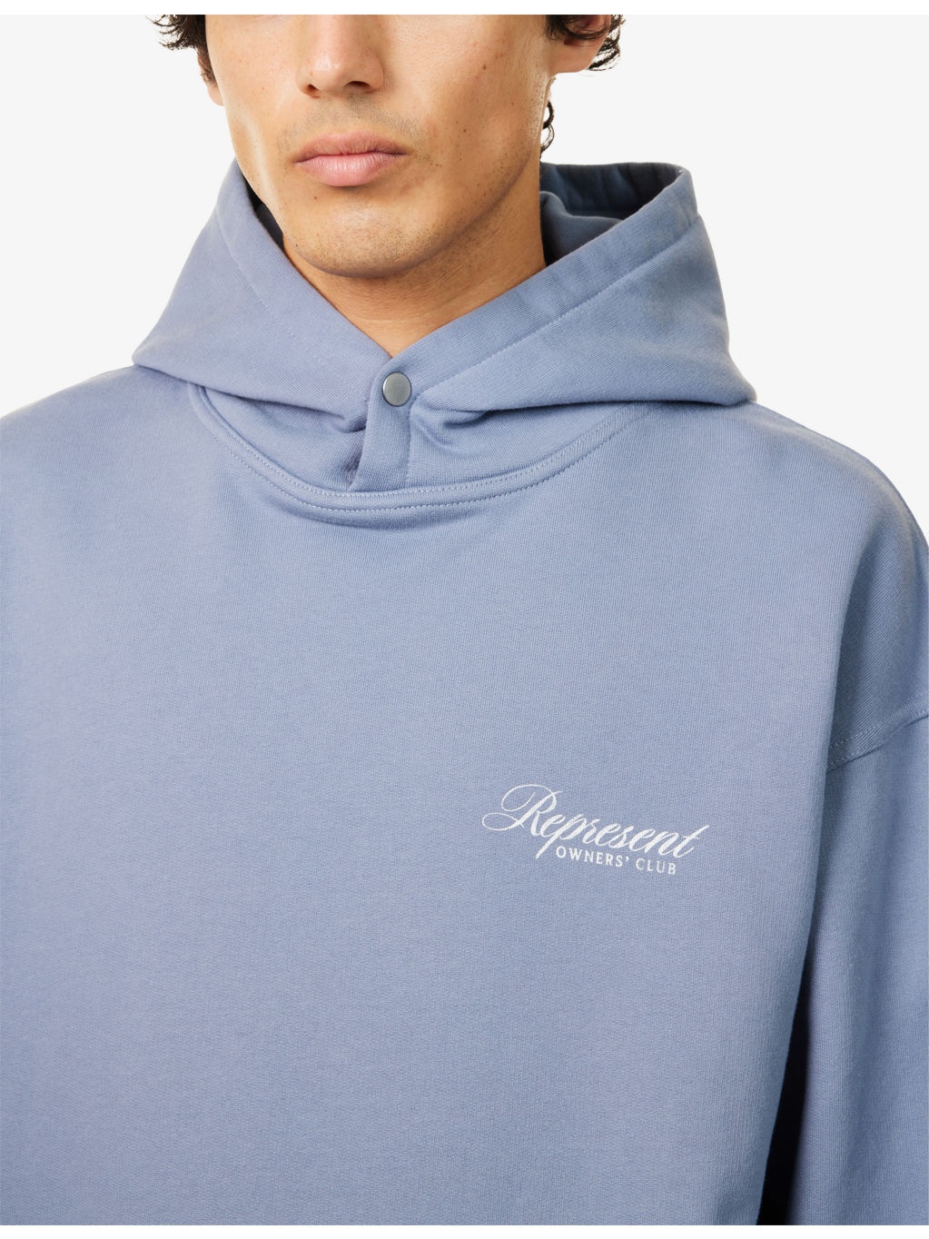 Owners Club Script Logo-Print Cotton Hoody - 5