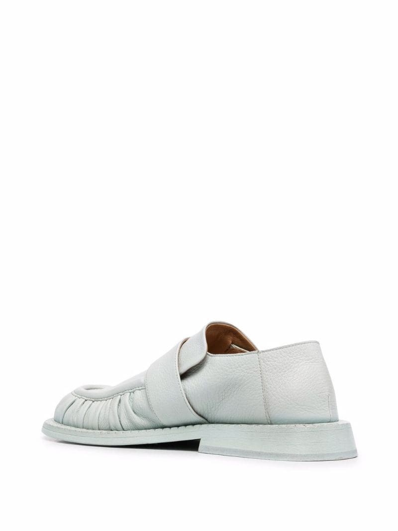 Estiva ruched leather loafers - 3