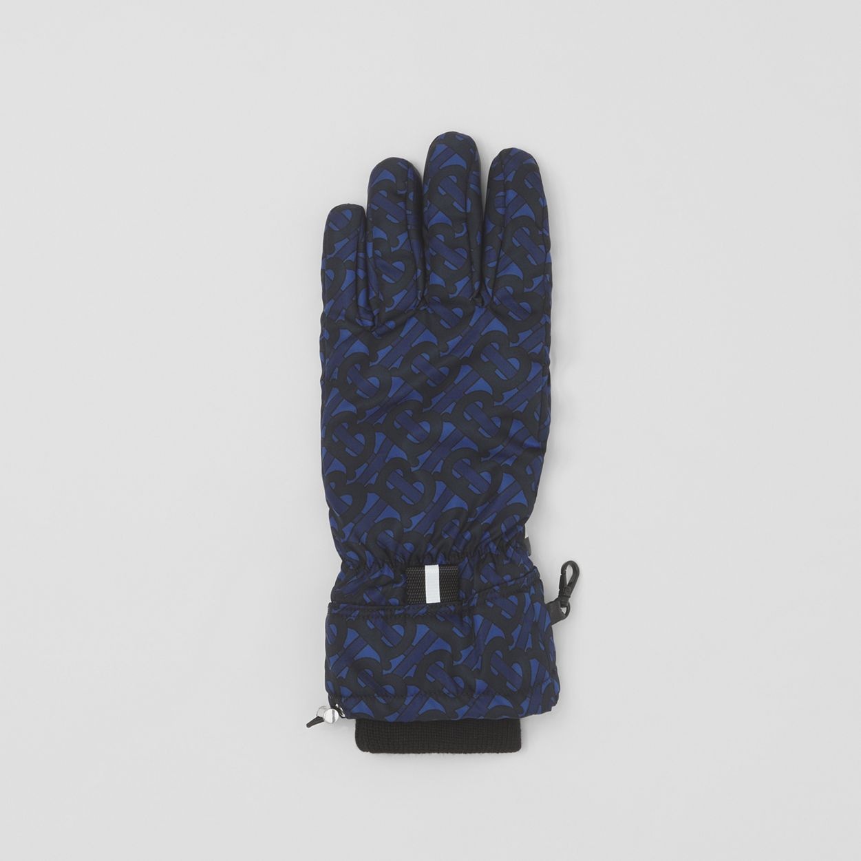 Monogram Print Nylon and Deerskin Gloves - 3