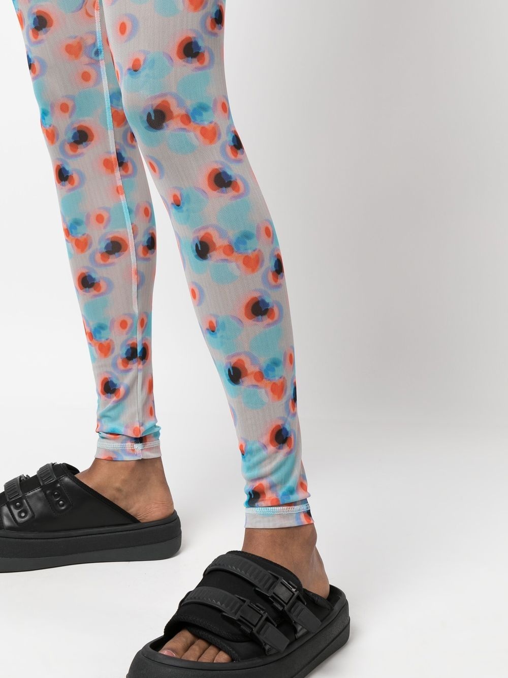 floral-print leggings - 5