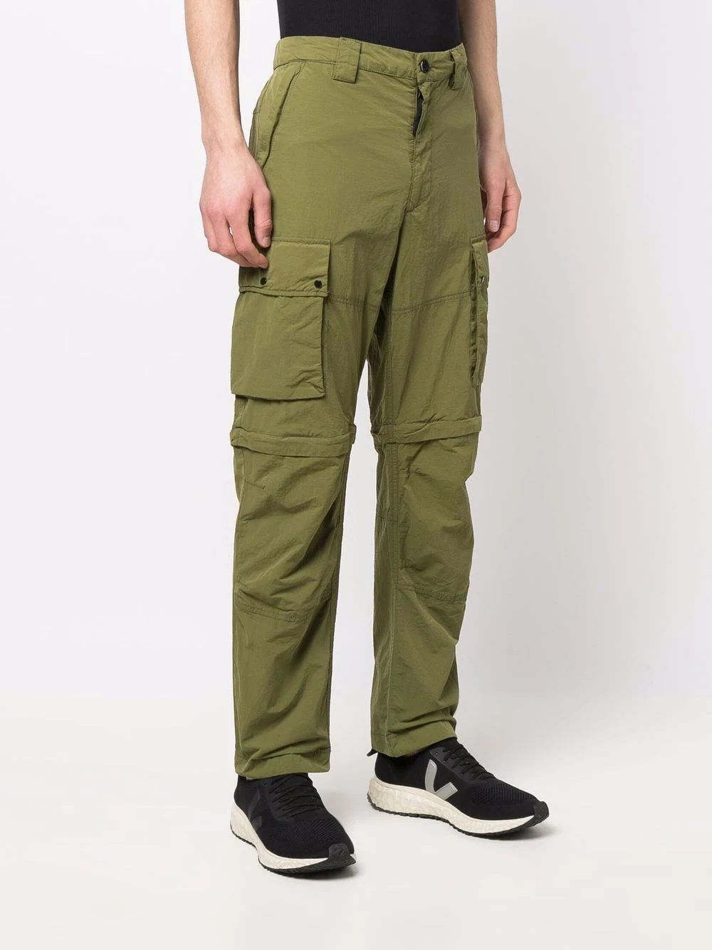 adjustable-length cargo trousers - 3