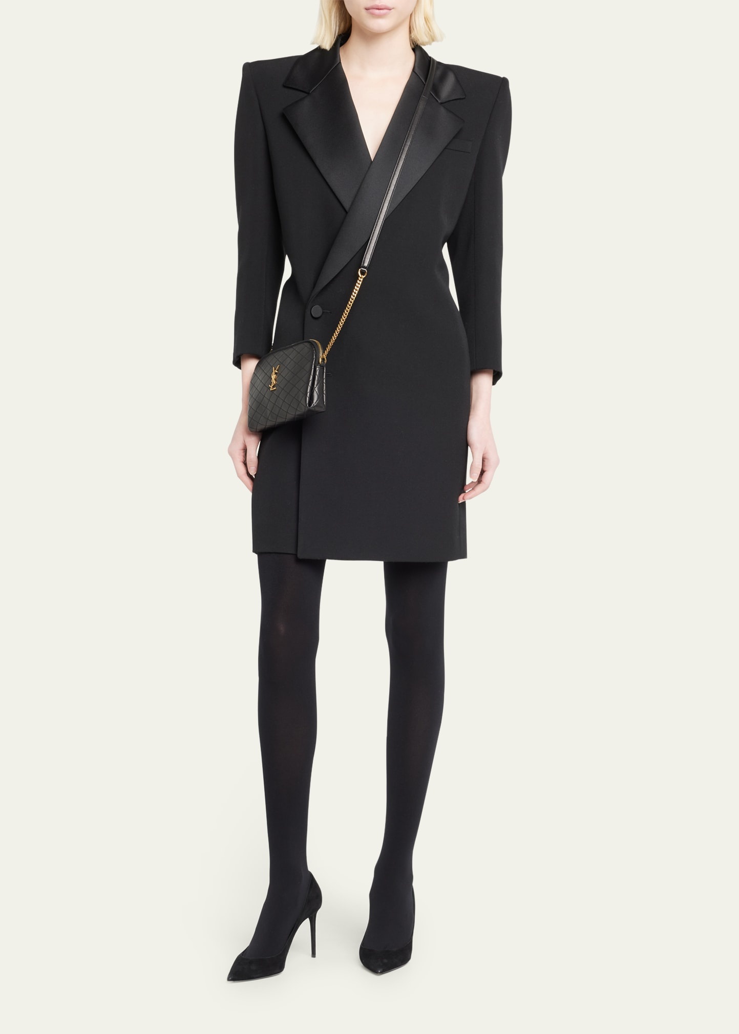 Gaby Mini Lambskin Crossbody Bag - 7
