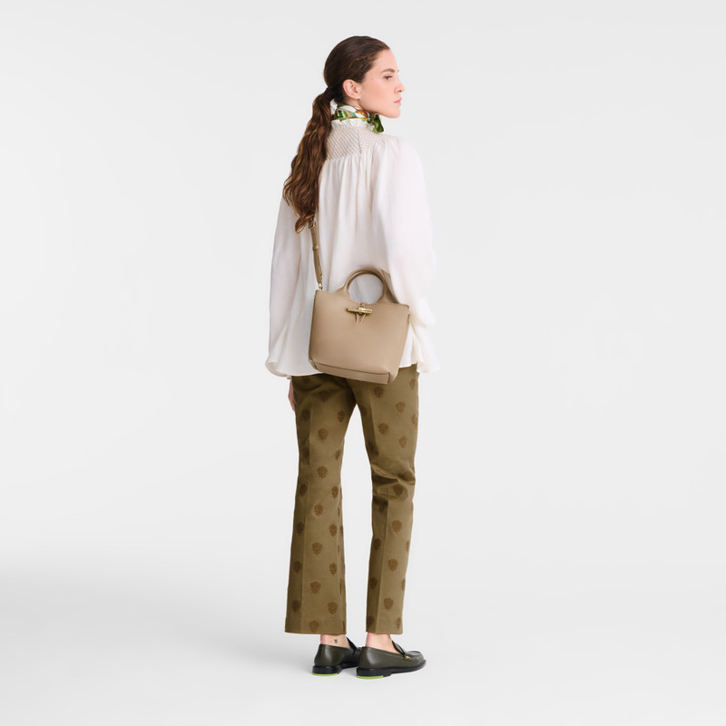 Longchamp Le Roseau S Handbag Root - Leather outlook