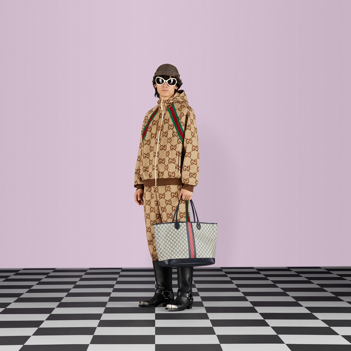 Ophidia GG large tote bag 2