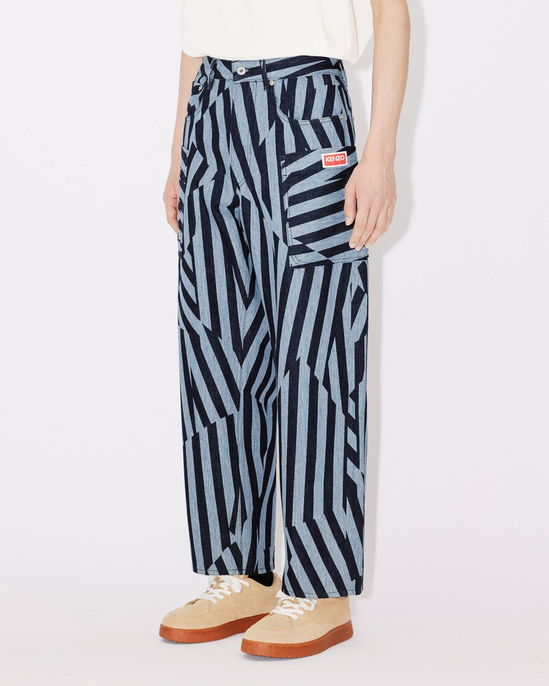 KENZO Dazzle Stripe cargo jeans 4
