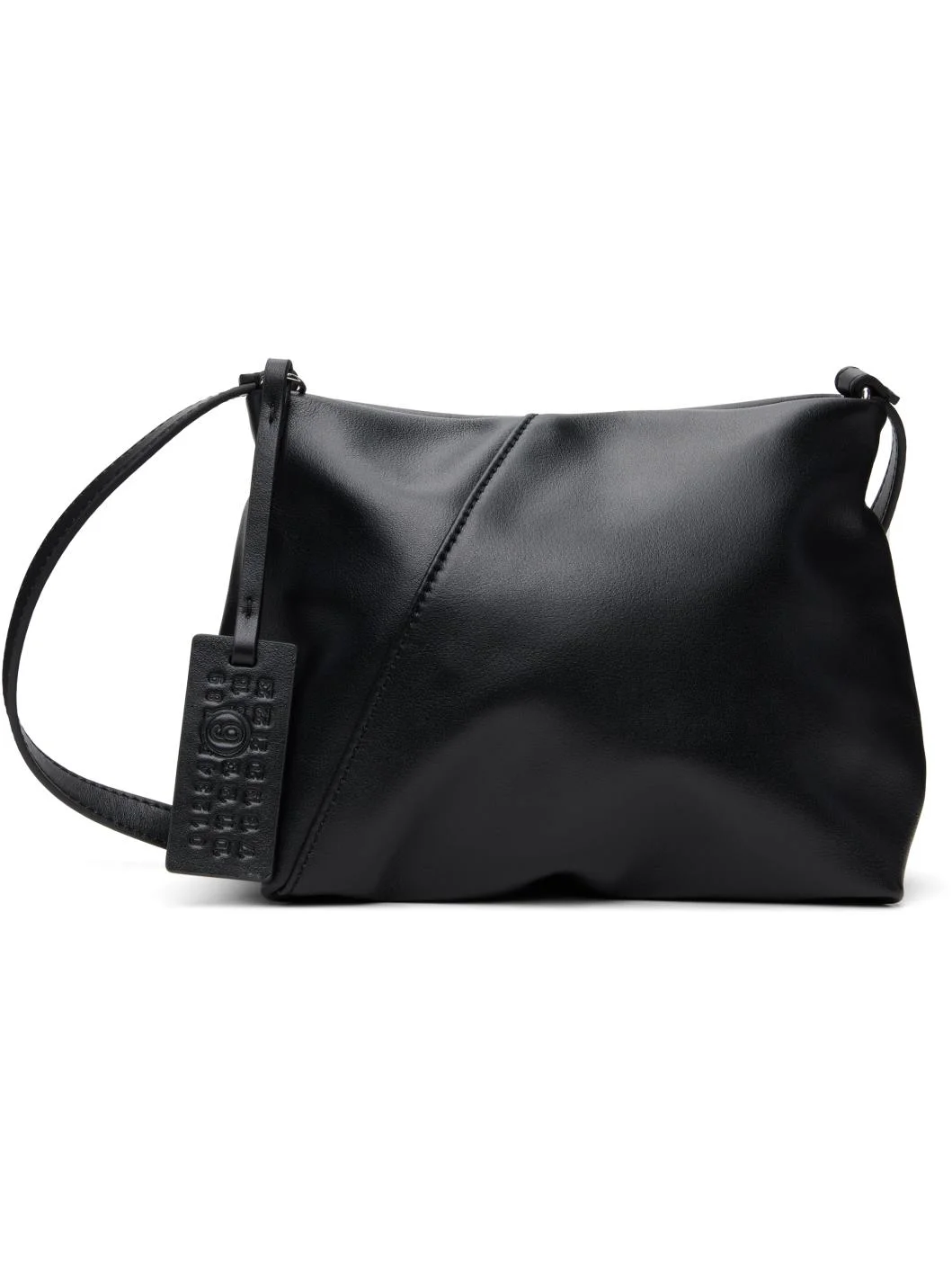 Black Folded Shoulder Bag - 1