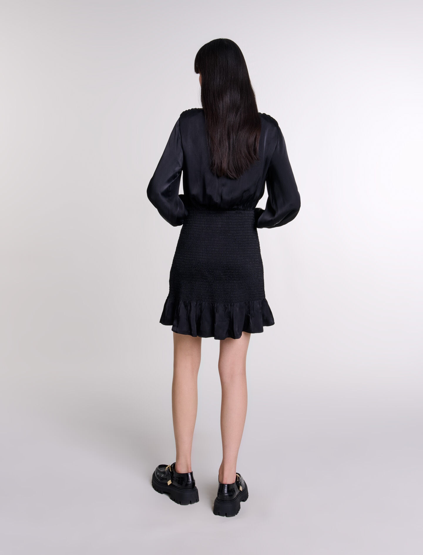 Short smocked dress - 4